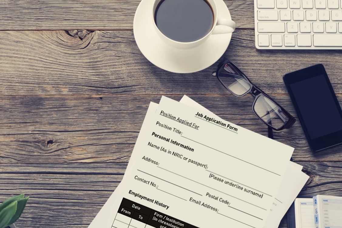 job application form