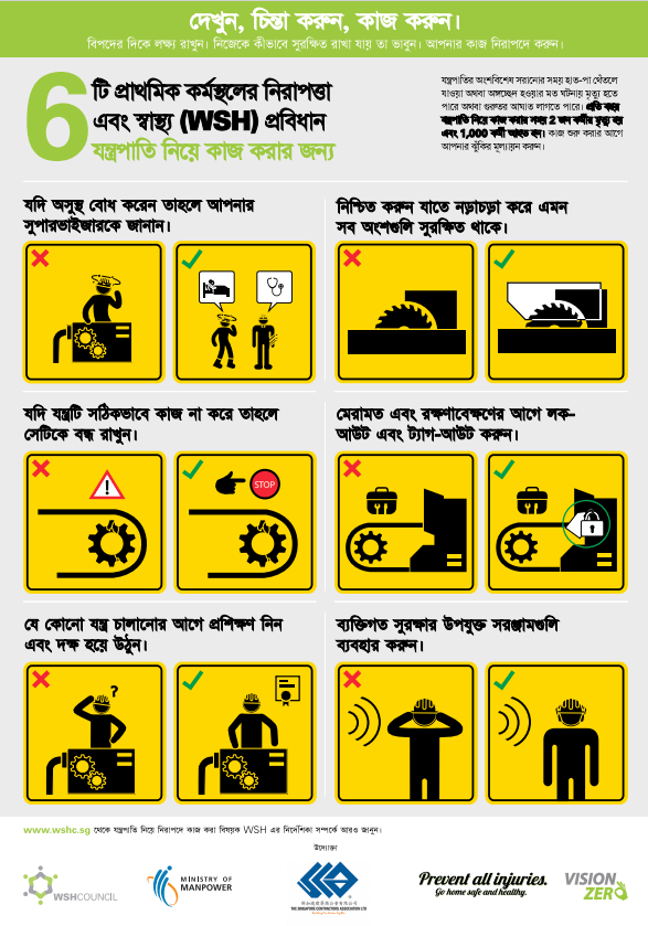 6 Basic Workplace Safety and Health WSH Rules for Working with Machines