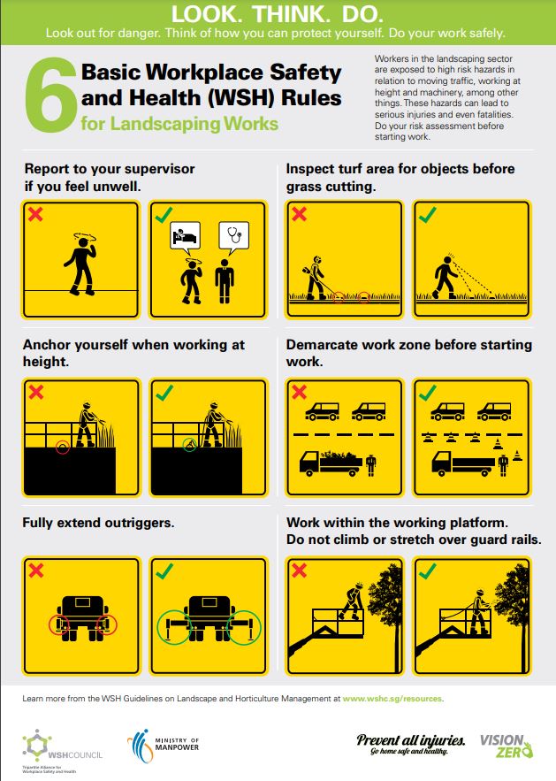 6 Basic Wsh Rules For Landscaping Works