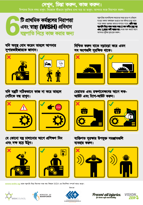 6 Basic Workplace Safety and Health WSH Rules for Working with Machines