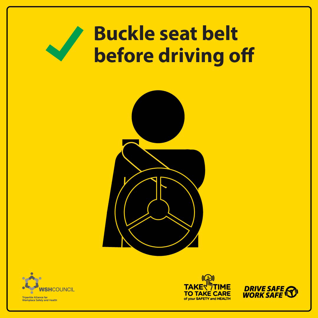 Buckle Seat Belt Before Driving Off