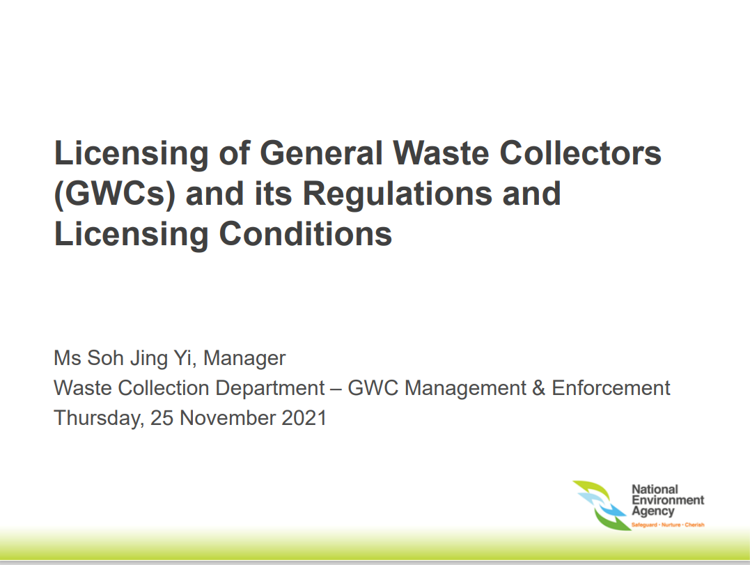 NEA Sharing on Waste Management